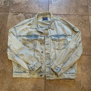 Zara Embroidered Jean Jacket